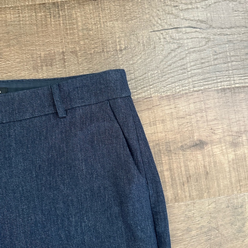 Express editor studio stretch twill navy Blazer Pant set jacket M, pants 10R - Picture 9 of 13